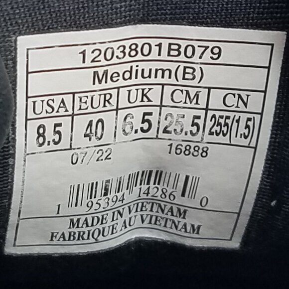 Brooks Ghost 15 Women's Size 8.5 B (Medium) Running Shoes Black Blue Aruba - Picture 12 of 13